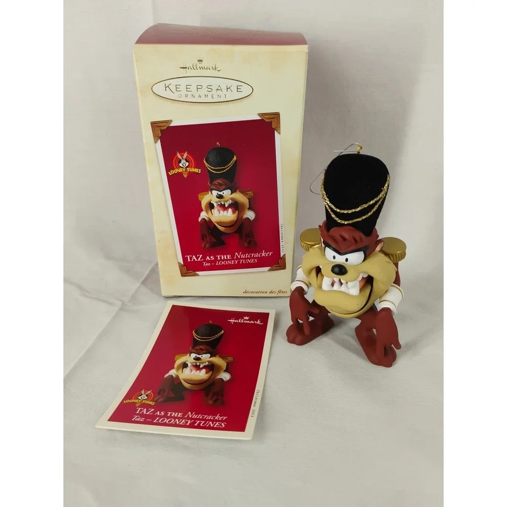 Vtg 2003 Hallmark Keepsake Looney Tunes TAZ as the Nutcracker Christmas Ornament